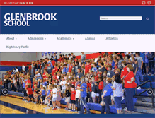 Tablet Screenshot of glenbrookschool.com